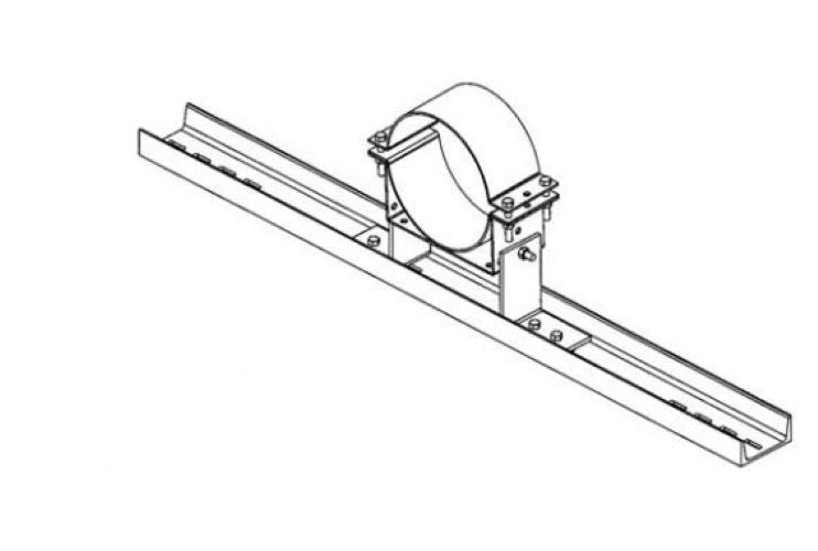 BOP 10" ROOF AUGER SUPPORTS
