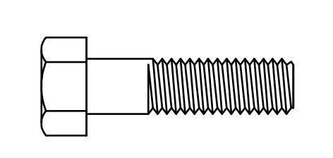 BOLT, HHBIN 3/8-16 X 1 YDP GR8 OR 8.2 >