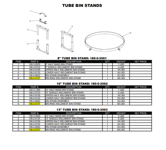 Bin Ring Weldment