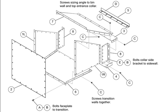 BLANK FACEPLATE TR-4734 TRANS.