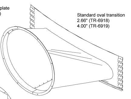 SHORT 2.66" COR. ENTRANCE COLLAR