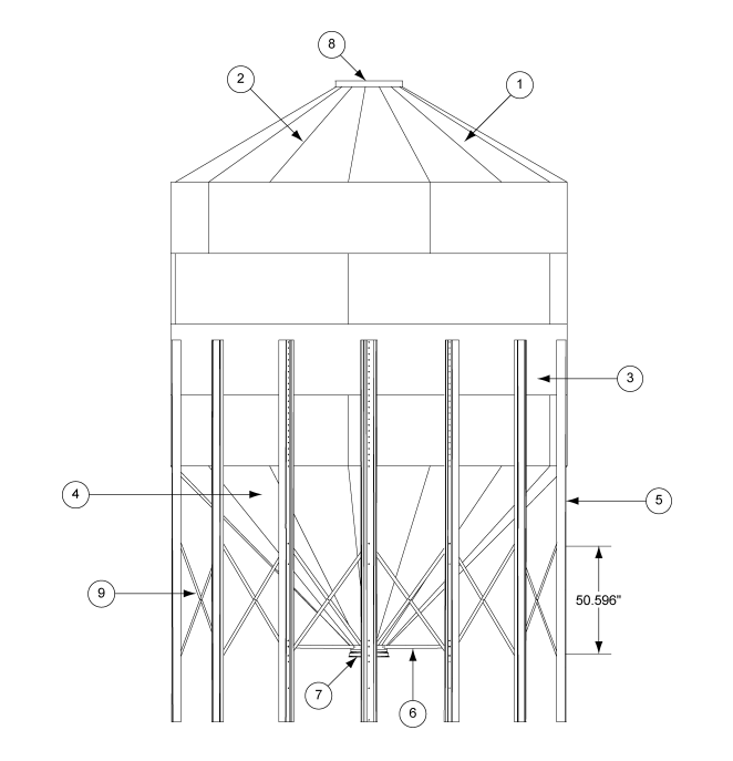 15' 30-DEG SEALED ROOF CMPT