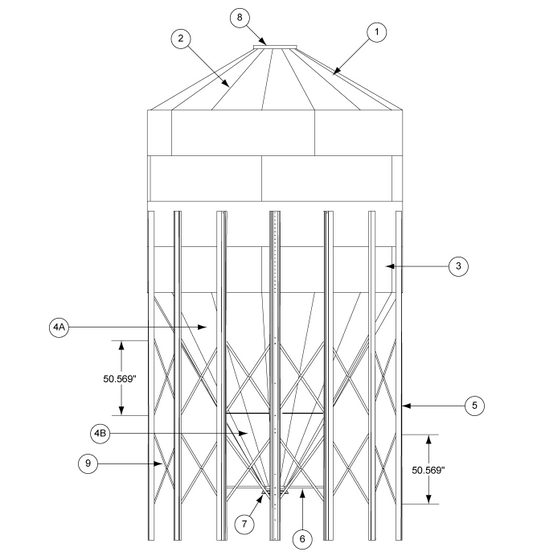 15'30DEG BFT ROOF SHEET FORMED