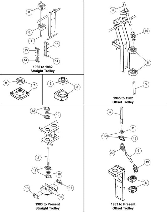 U-JOINT, 1" 6E         WEASLER #212-241>