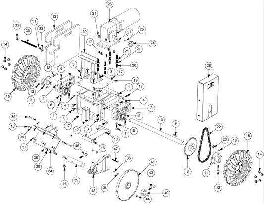 GCS: 50 LBS. TRACTOR WEIGHT