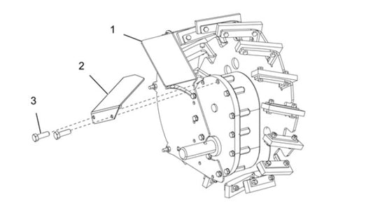 UHMW WHEEL FOR SWEEP 7"
