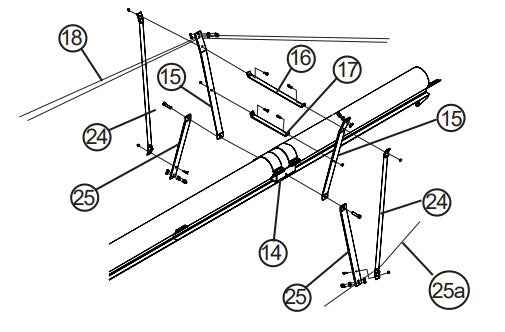 TRUSS CROSSBRACE: 18.25"L