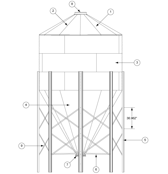 12GA. BOTTOM LEG RING