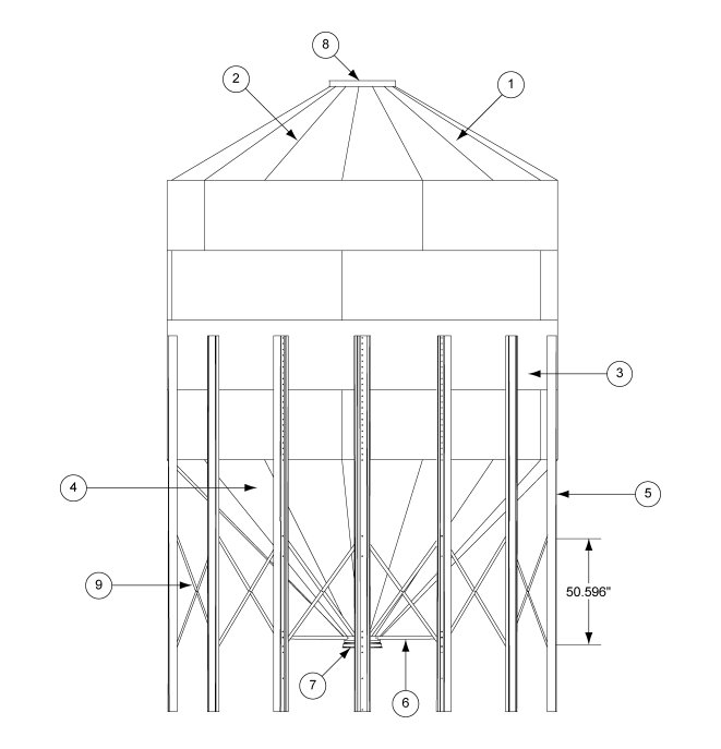 15'-45~ BFT LEG BUNDLE 2.66"