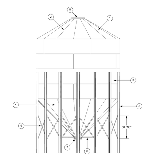 18'-45~ BFT LEG BUNDLE 2.66"