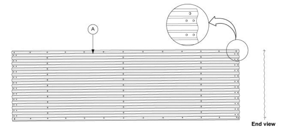 4.00 15GA RING 21' W/HDW