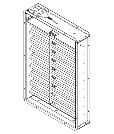 SHUTTER ASSY 24" VA FAN