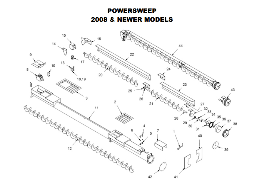 Center Hopper Flange (no peg)