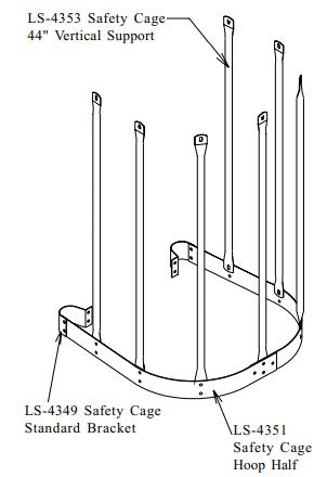 SAFETY CAGE EXTENSION PKG 1 EXTE> – Intellifarms