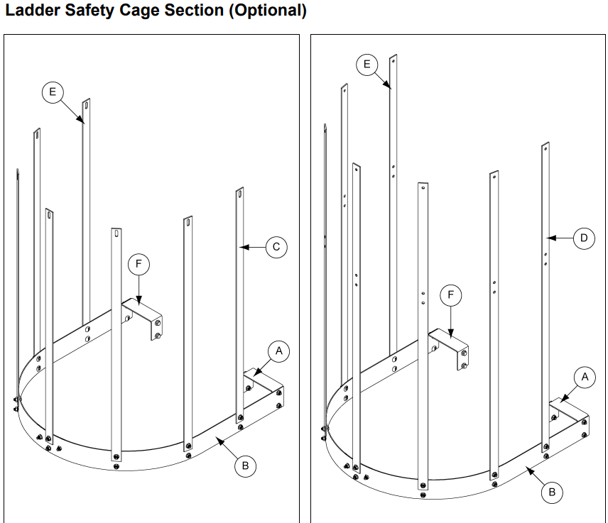 22" BELL SAFETY CAGE PACKAGE