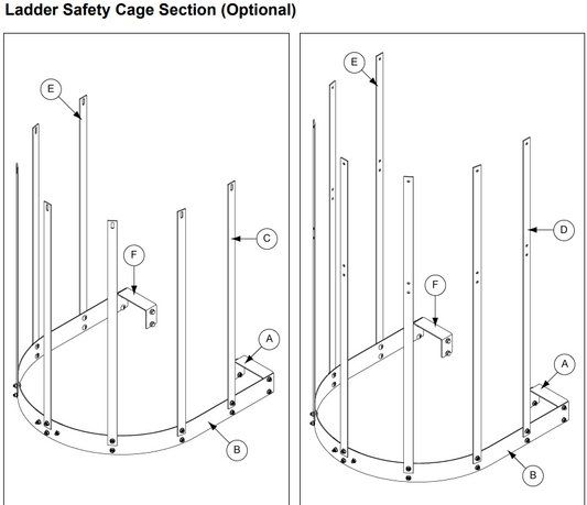 22" BELL SAFETY CAGE PACKAGE