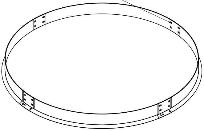 83" Support ring 5 section