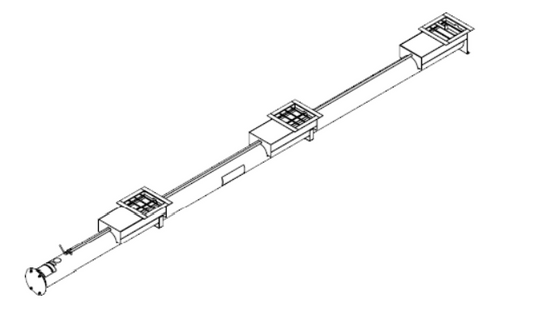 10" x 33' Triple Unload Tube